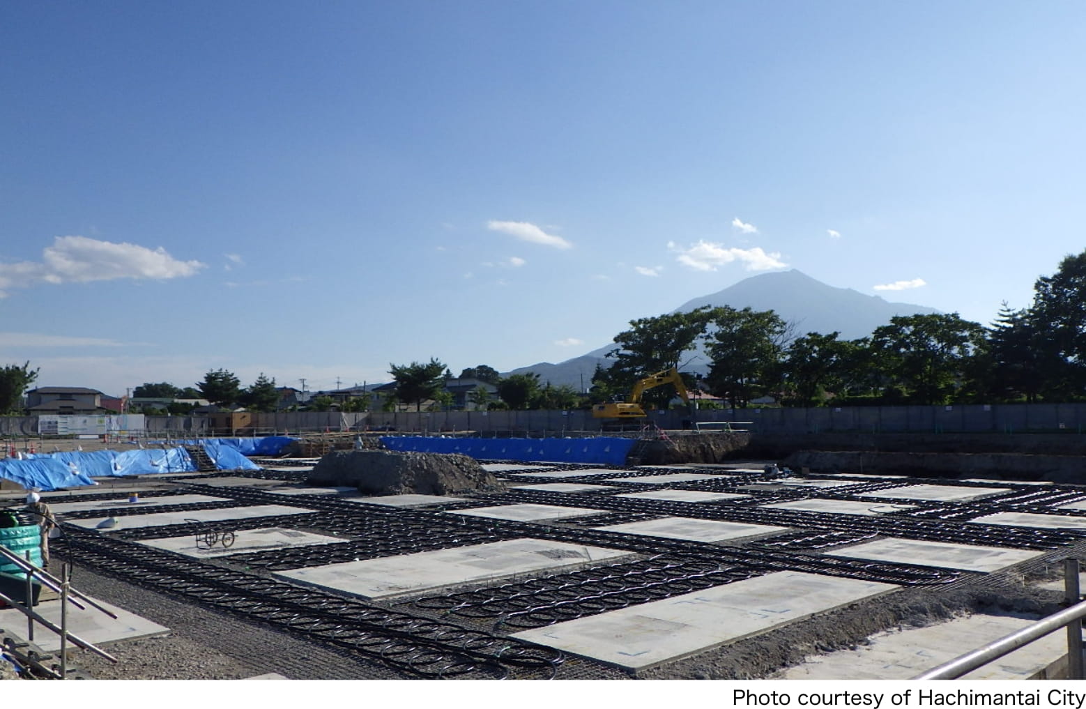 Hachimantai City Hospital (Hachimantai City, Iwate) Geothermal heat exchange method: borehole method, horizontal method